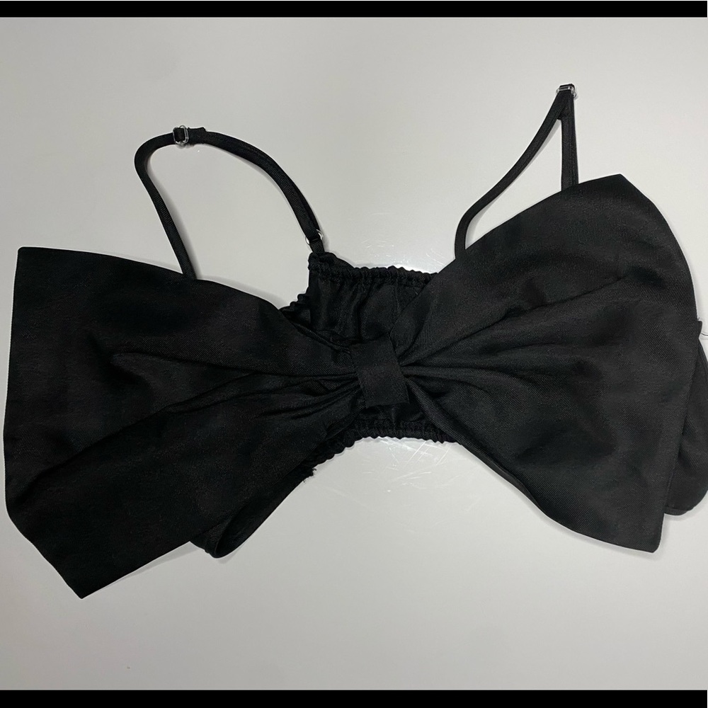 Crop top bow style